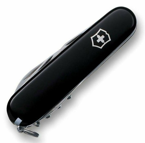 Нож Victorinox Spartan, 91 мм, 12 функций, черный, в блистере 1.3603.3B1 от прозводителя Victorinox