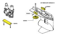Комплект алюминиевых анодов Mercury Verado KITVERADO4AL от прозводителя Tecnoseal