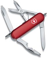 Нож-брелок Victorinox Classic Midnite Manager, 58 мм, 10 функций, красный 0.6366 от прозводителя Victorinox