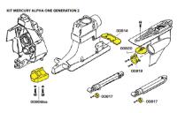Комплект алюминиевых анодов ALPHA ONE Gen. 2 KITALPHAONEGEN2AL от прозводителя Tecnoseal