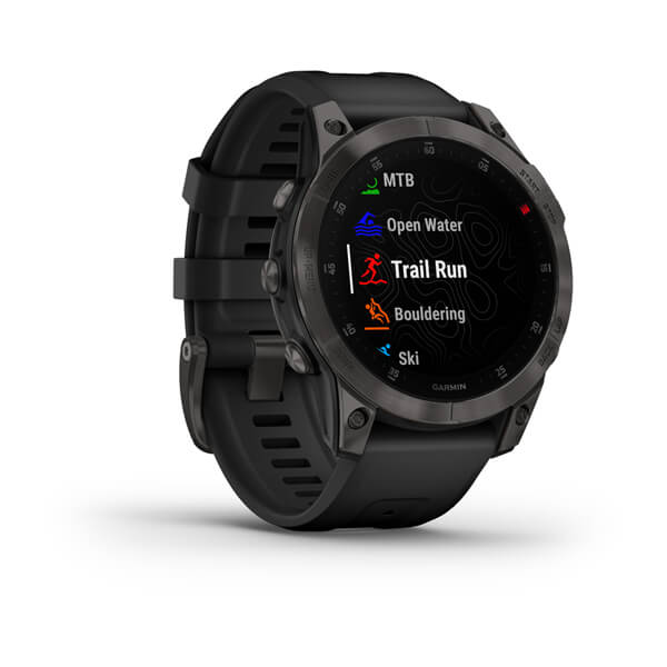 Garmin Epix (Gen 2) - 47 мм SAPPHIRE | Black Titanium with Black Band