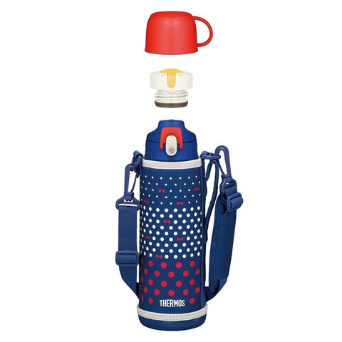 Термос кружка (2 крышки) Thermos FJJ-1000 WF NVD (1 литр), синяя 561602 от прозводителя Thermos