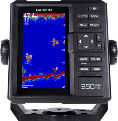 Garmin FISHFINDER 350 PLUS с GT20-TM