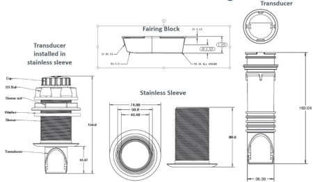 SIMRAD ForwardScan Transducer 000-11674-001 от прозводителя SIMRAD