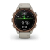 Garmin Descent Mk3i - 43 мм | Bronze PVD/French grey silicone band