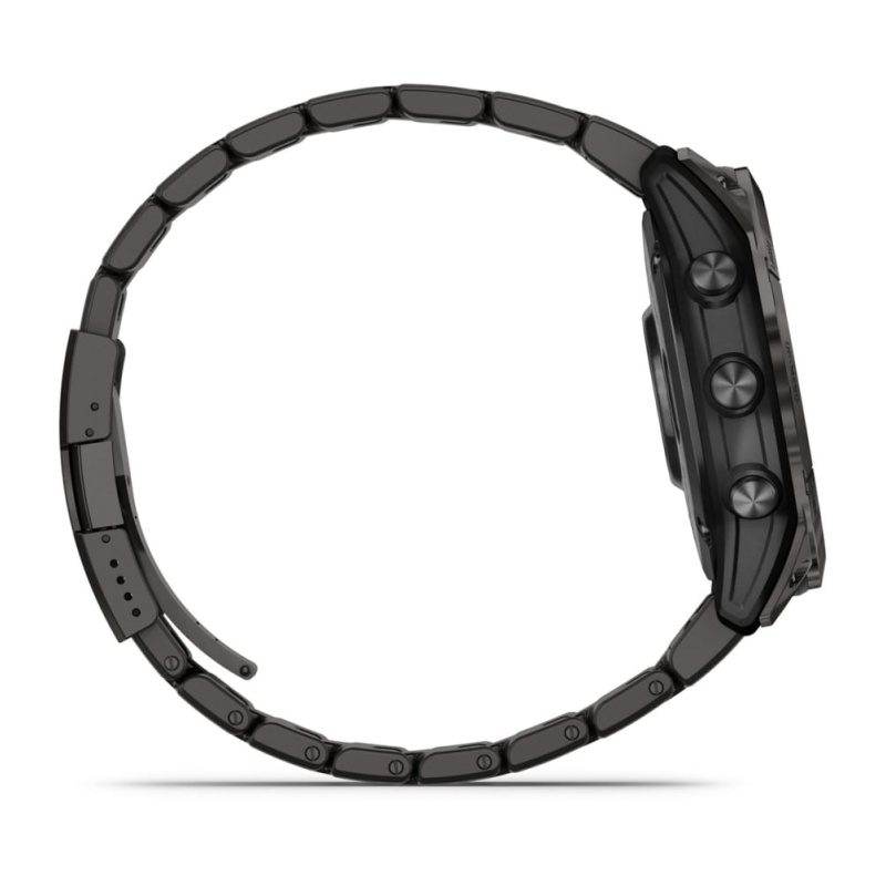 Garmin Fenix 7x Pro - 51 мм SOLAR | SAPPHIRE | Carbon Gray DLC Titanium with Vented Titanium Bracelet
