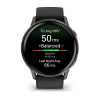 Garmin Venu 4 - 45 мм | Slate with Black Silicone Band