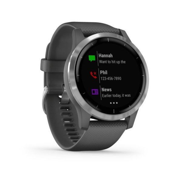 GARMIN VIVOACTIVE 4 SHADOW GRAY/SILVER 010-02174-04 от прозводителя Garmin