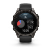 Garmin Fenix 8 - 47 мм AMOLED | SAPPHIRE | Carbon grey DLC titanium with Black/pebble grey silicone band