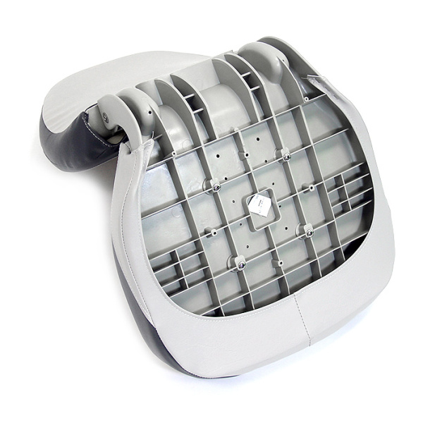 Сиденье мягкое складное Pro Angler Ergonomic Boat Seat, серо-красное 75195GCR от прозводителя Newstarmarine