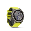 Garmin Fenix 8 - 47 мм SOLAR | SAPPHIRE | Titanium with Amp yellow/graphite silicone band