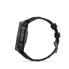 Garmin Fenix 8 - 51 мм SOLAR | SAPPHIRE | Carbon grey DLC titanium with Black/pebble grey silicone band