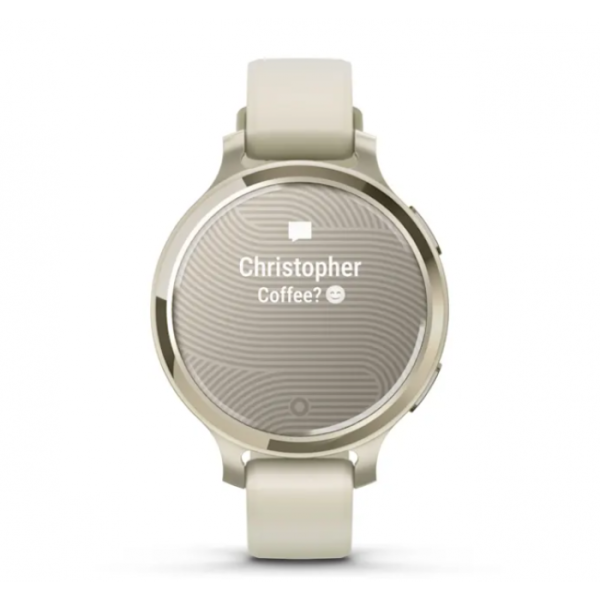 Garmin Lily 2 Active - Lily 2 Active | Lunar Gold with Bone Silicone Band