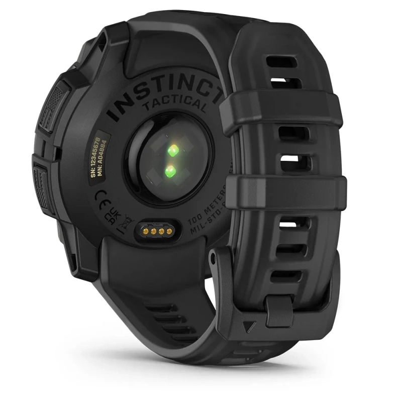 Garmin Instinct 3 - 45 мм SOLAR | Tactical | Black with Black Band