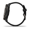 Garmin Venu 2 - 45 мм Премиум-функции | Slate stainless steel bezel with black case and silicone band