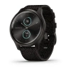 Garmin Vivomove Style - 42 мм | Graphite aluminium case with black pepper woven nylon band