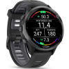 Garmin Forerunner 970 - | Carbon Grey DLC Titanium with Black Case and Black/Translucent Whitestone Band